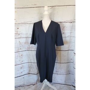 Boss Hugo Boss Daleno Short Sleeve Wool Blend Dress Size 14